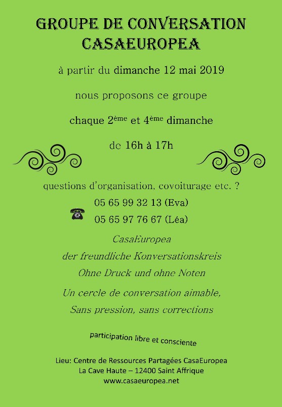 Groupe de conversation CasaEuropea