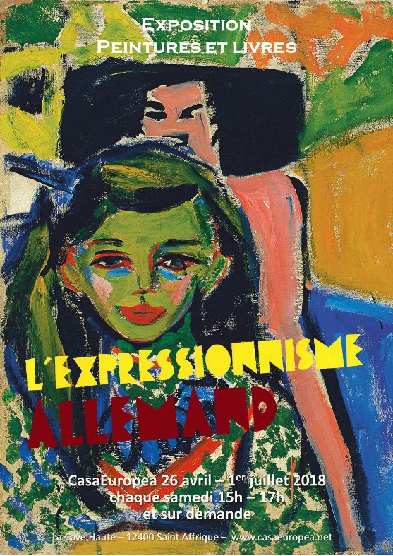 Affiche de l'exposition "L'enthousiasme des couleurs - l'expressionisme 'allemand'"